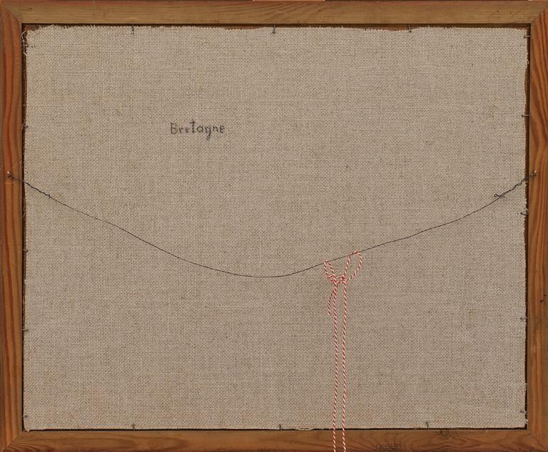 WILHELM SMITH, olja på pannå, signerad.