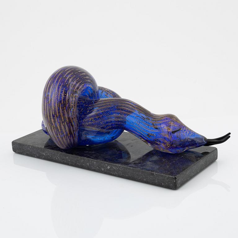 Ida Olai, a glass sculpture, dated 2001.