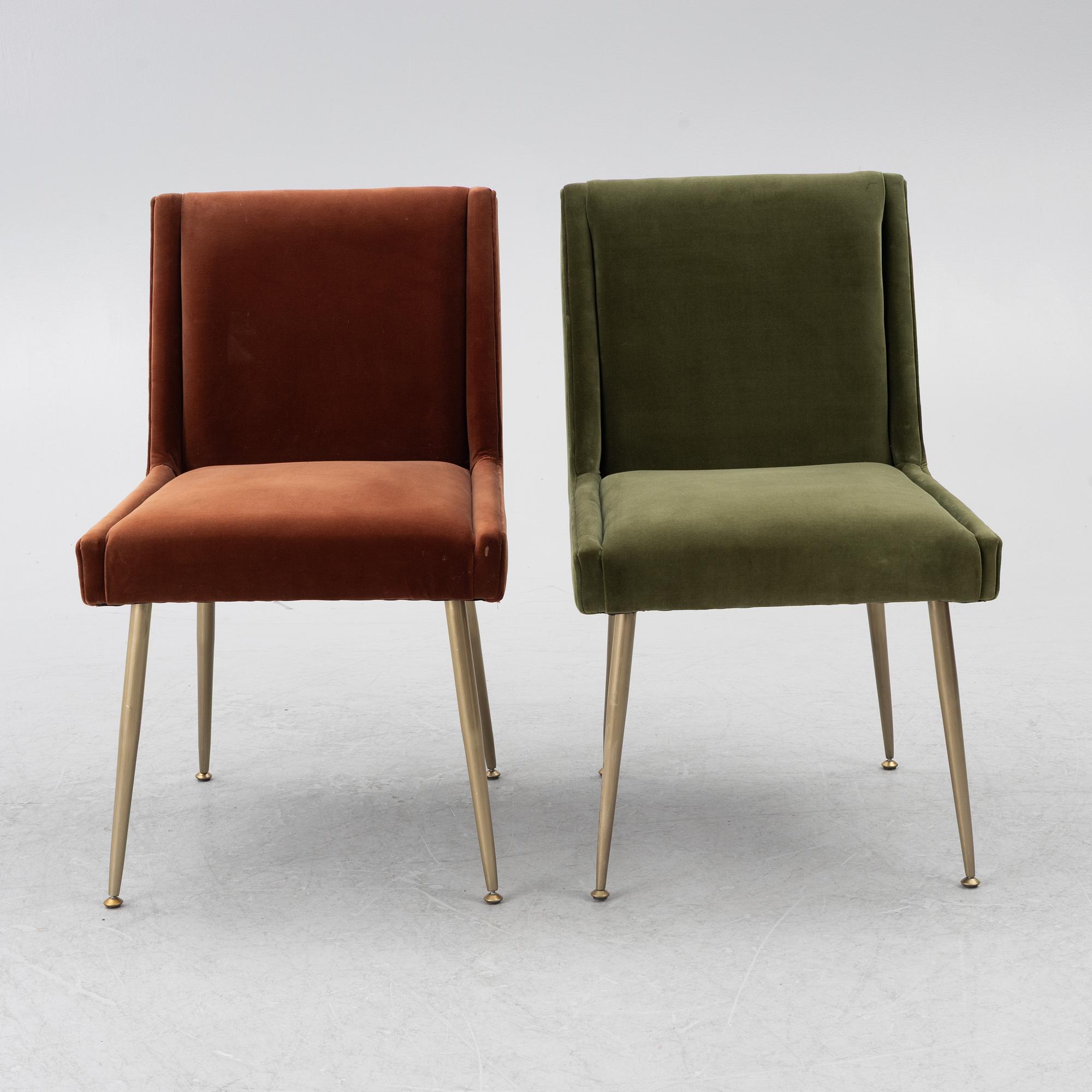 Ruth & Joanna, stolar 2 st., "Art lounge chair", samtida.
