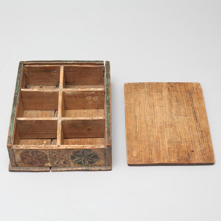 A Swedish 18th century spice box.