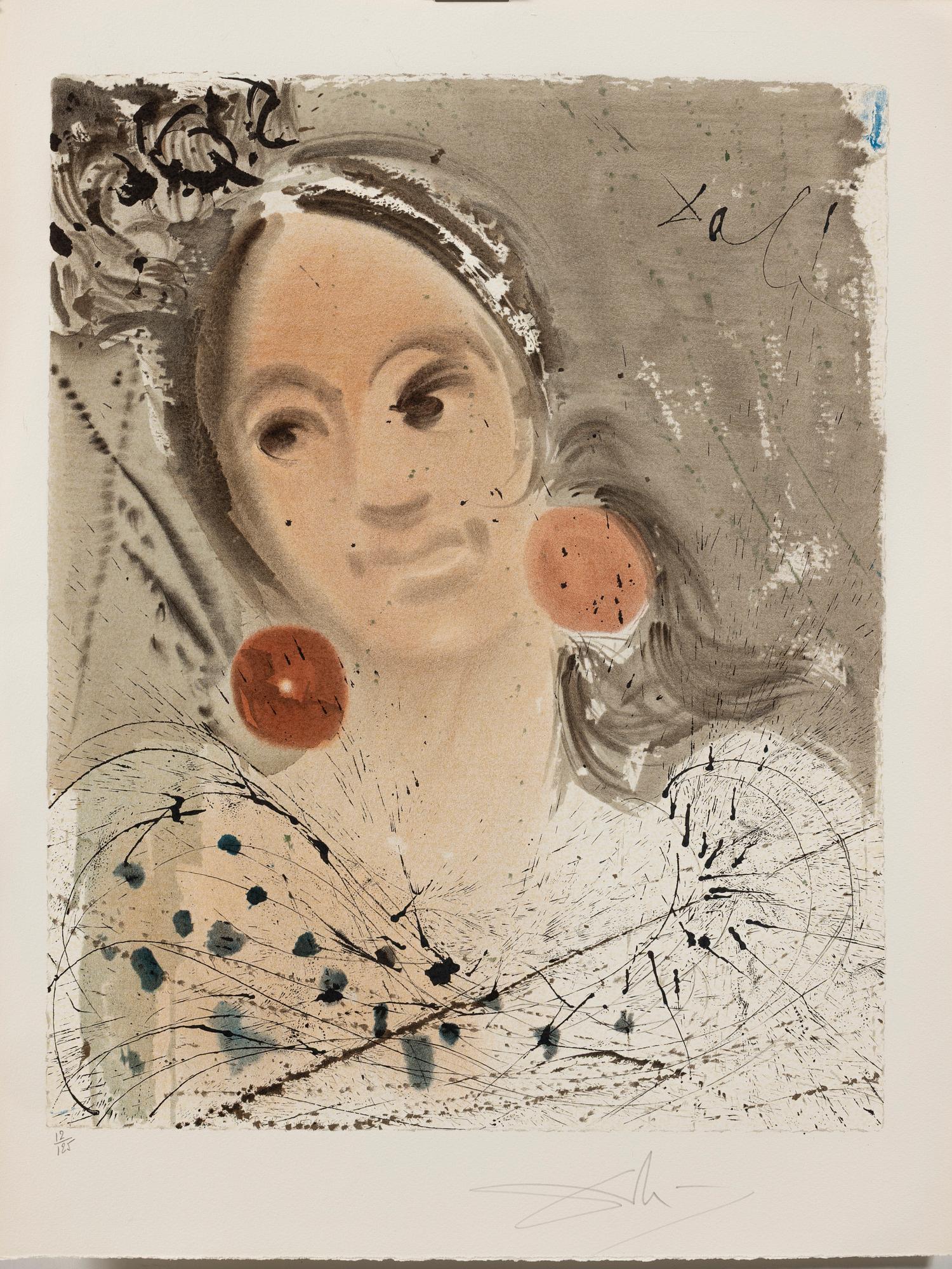 Salvador Dalí, "Portrait of Carmen" from Carmen.