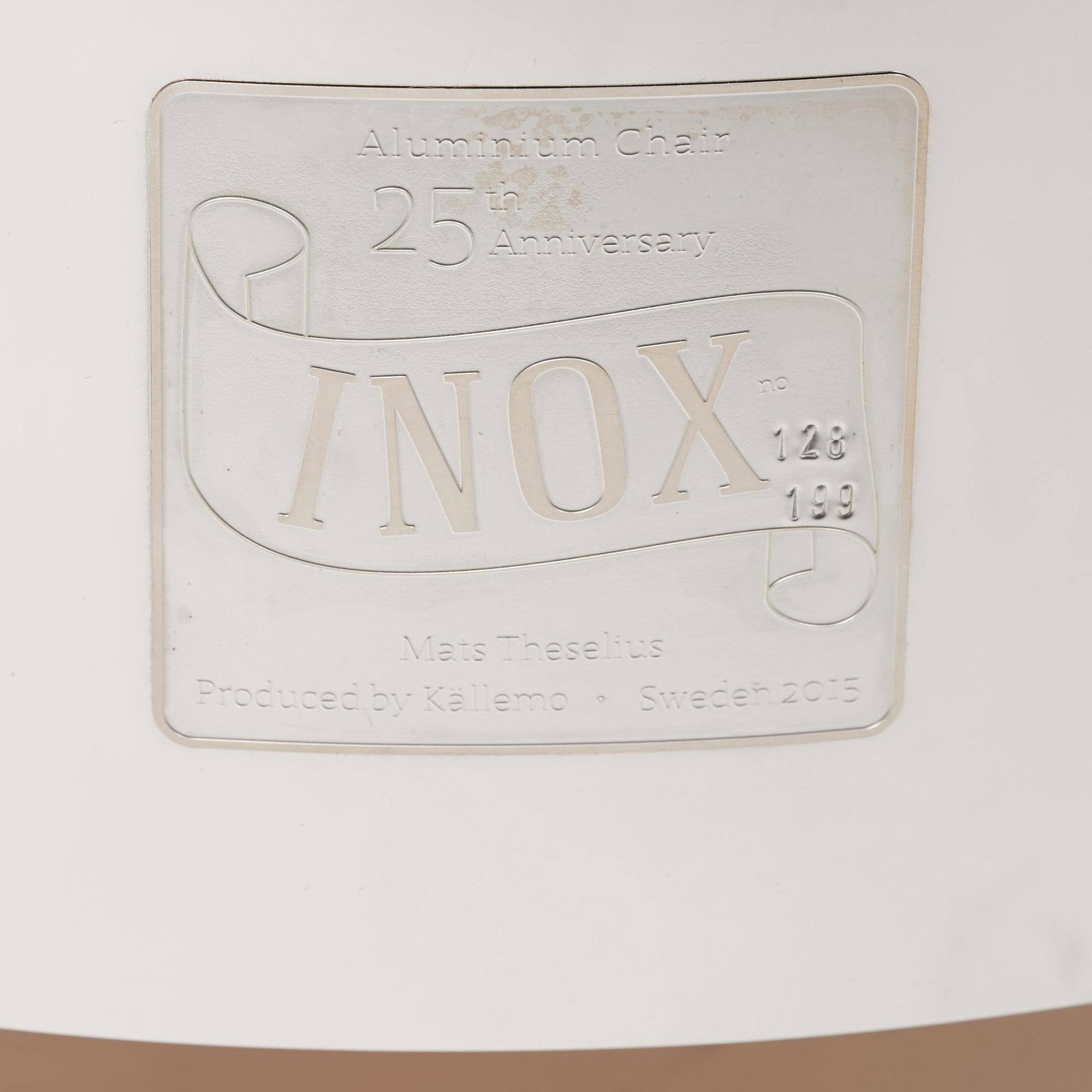 Mats Theselius, an "Inox" armchair, ed. 128/199, Källemo, Värnamo, post 2015.