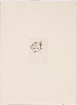 CARL LARSSON, 6 st, gravyrer, Uppsala 1983.