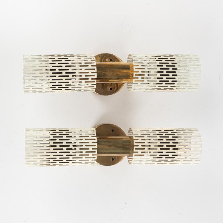 Harald Notini, wall lamps, a pair, model "11262", Böhlmarks, 1940s/1950s.