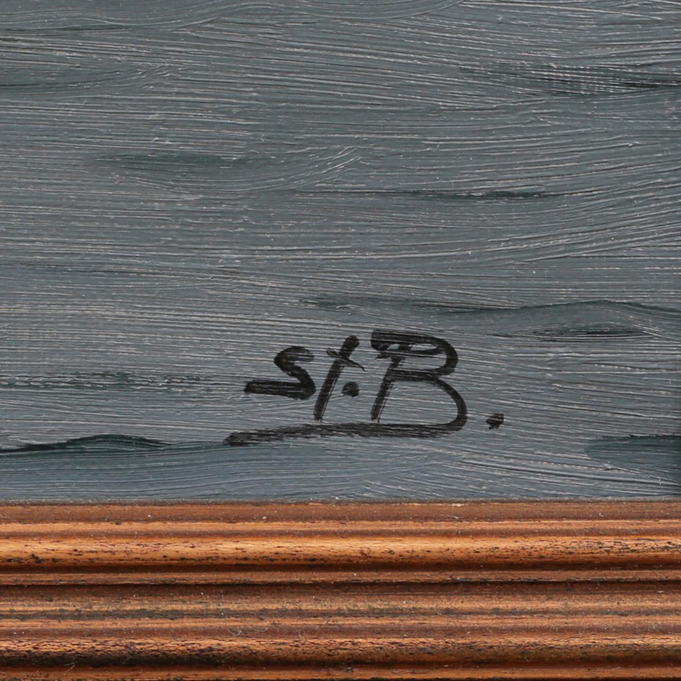 UNKNOWN ARTIST, oil on canvas, signed St.B, from the first half of the 20th century.