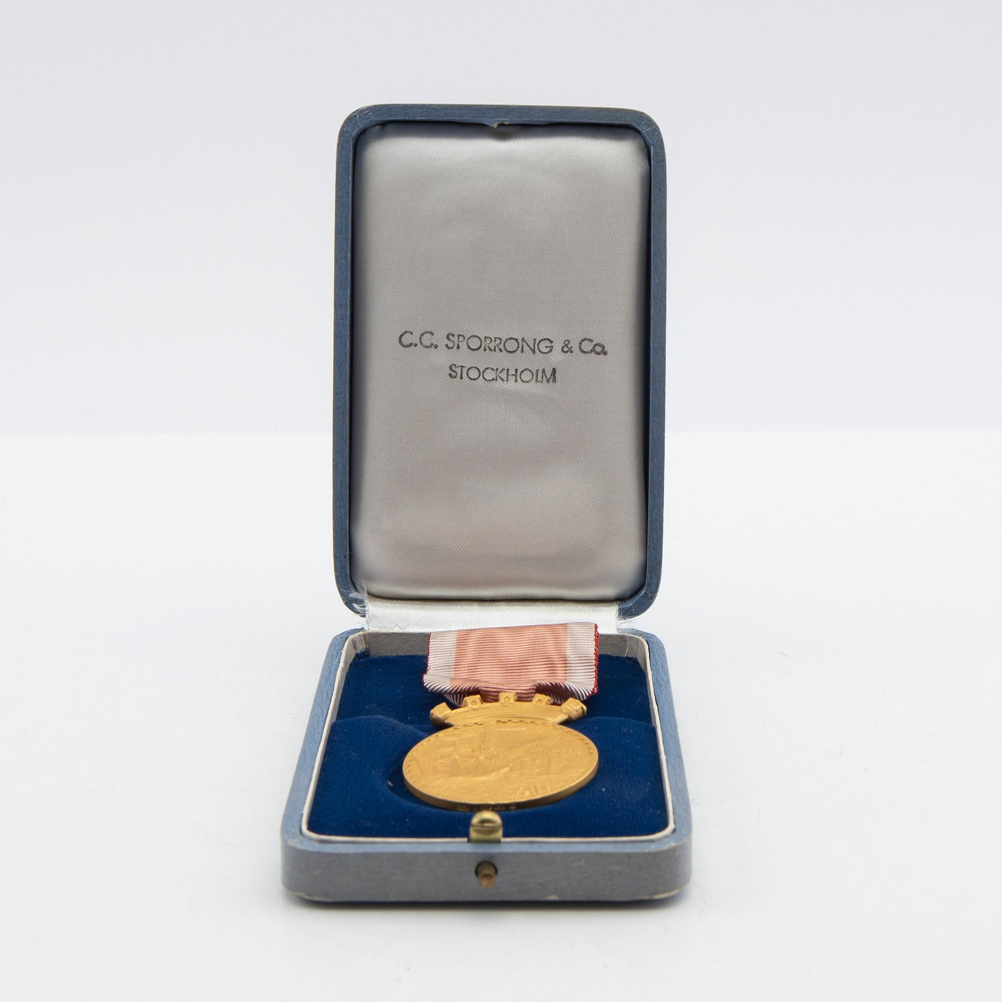 Medal, 18k gold, 1959.