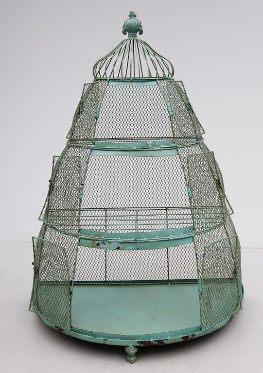 FÅGELBUR, metall, 1900-/2000-tal.