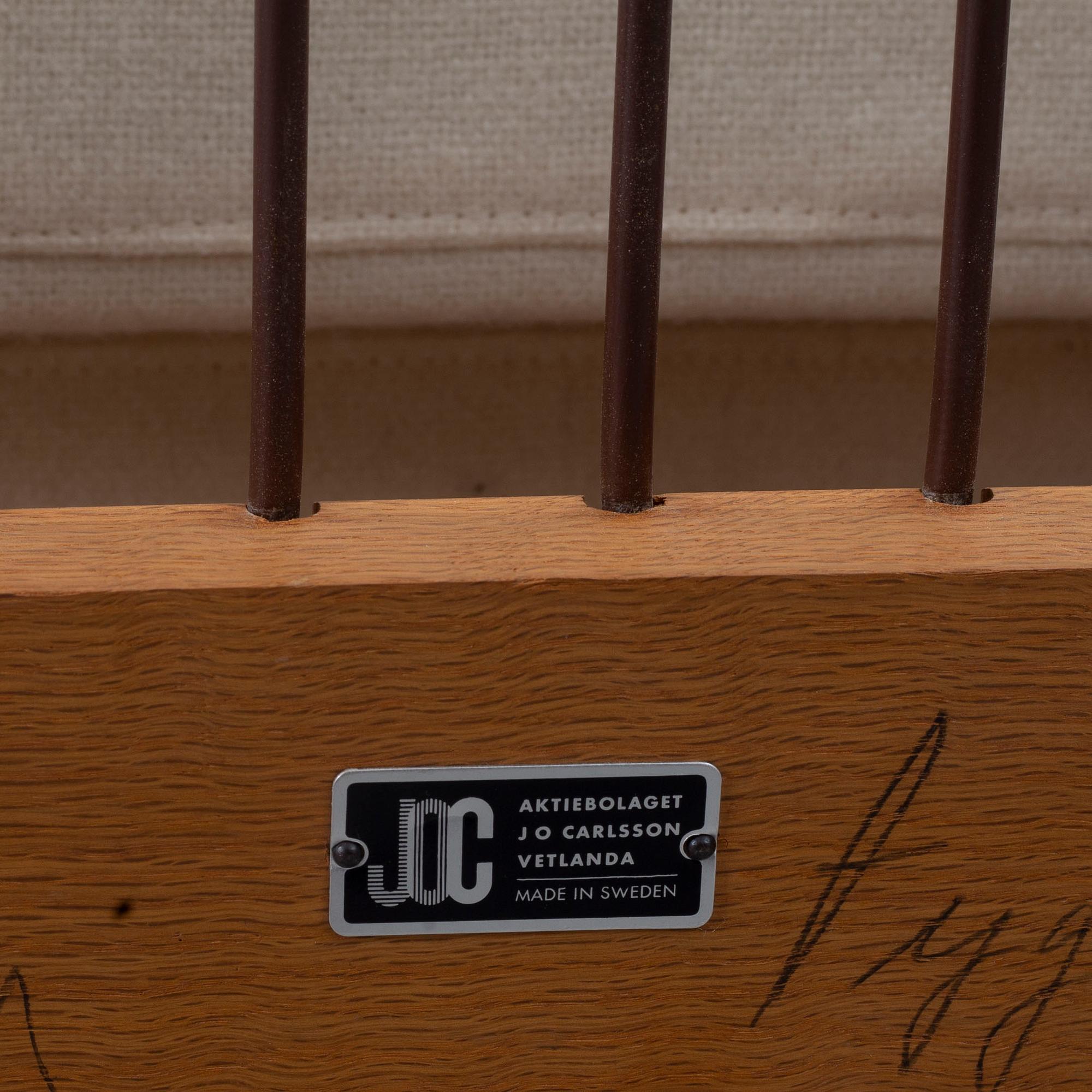 Karl Erik Ekselius, armchair, JOC Vetlanda, Sweden 1960s.