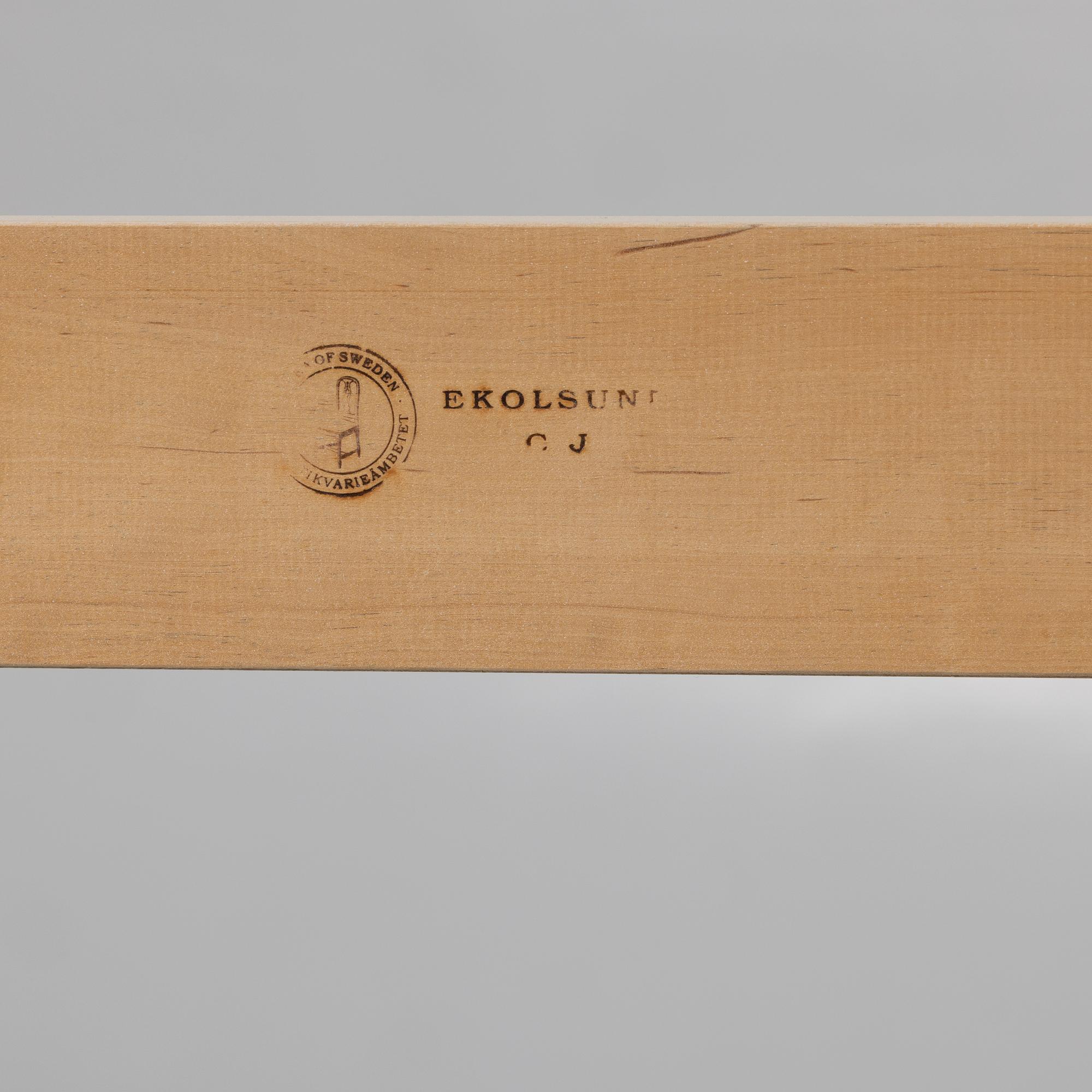 Bookcase, “Ekolsund”, from IKEA’s 18th-century series, late 20th century.