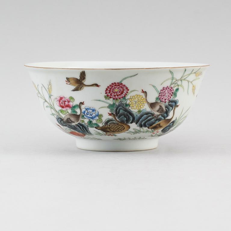 SKÅL, porslin, Kina, 1900-tal.