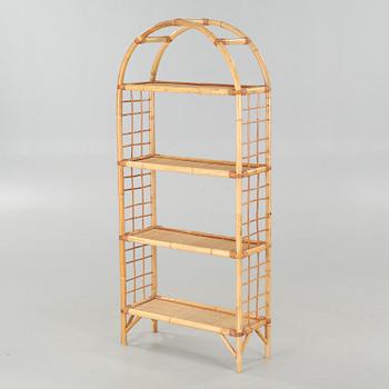 A rattan shelf, second half of the 20th century.