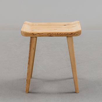 A second half of the 20th century 'Visingsö' stool by Carl Malmsten, Svensk Fur.