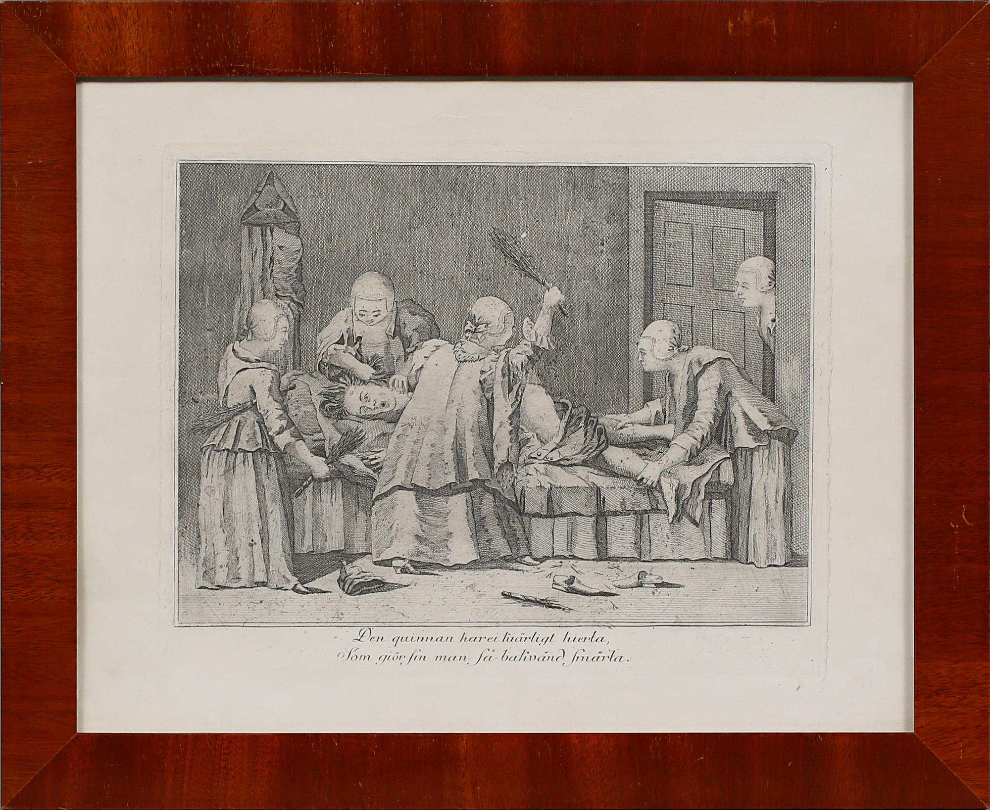 JACOB GILLBERG, etsning, senare avdrag.