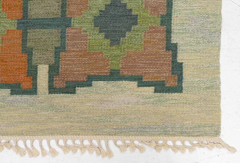 Judith Johansson, a carpet, 'Pors' flat weave, c. 265 x 192 cm, signed JJ.