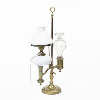 Fotogenlampa/bordslampa, Storwasser, omkring år 1900.