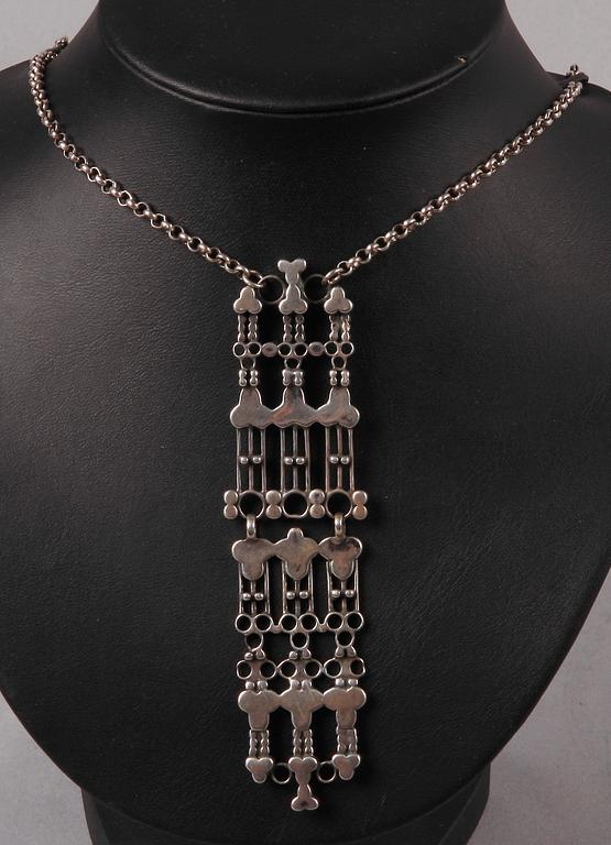 HALSSMYCKE, silver, David Andersen, Norge, 1900-talets mitt.