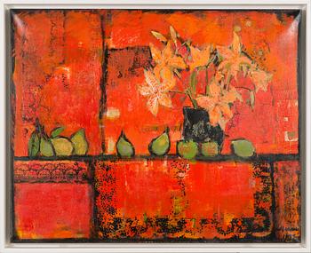 Christina Snellman, Still life with red.