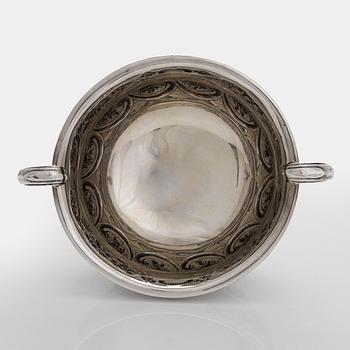 Skål, silver, Thomas Hayes, Birmingham 1904.