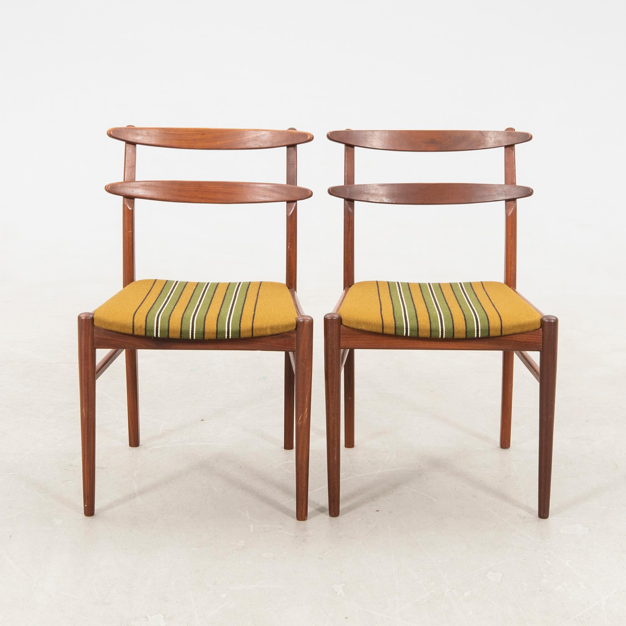 Chairs, a pair, Denmark, 1950s.