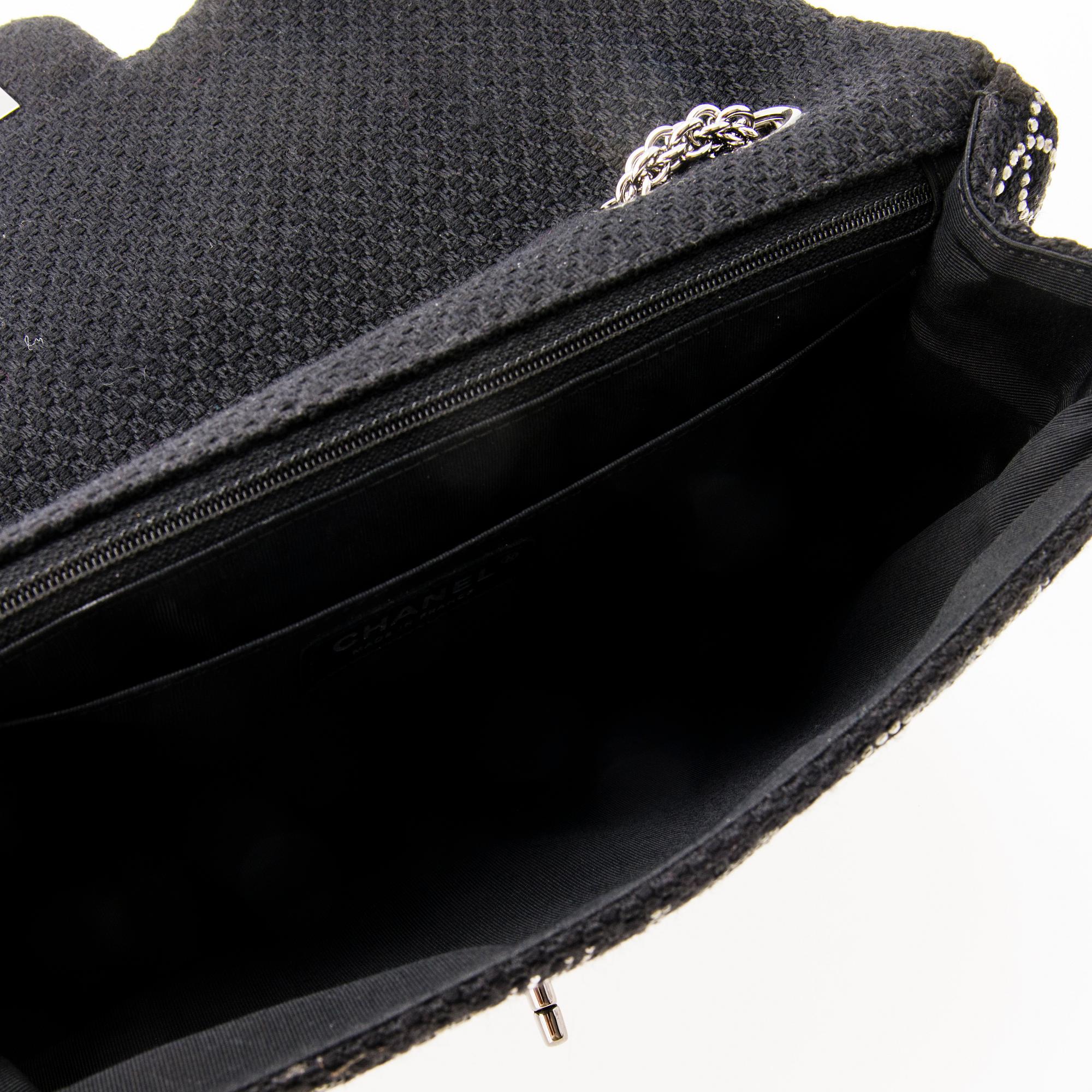 CHANEL Paris Shanghai Jumbo Strass Flap Bag.