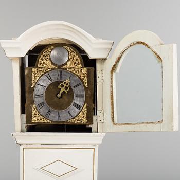 A first half of the 19th Century painted longcase clock.