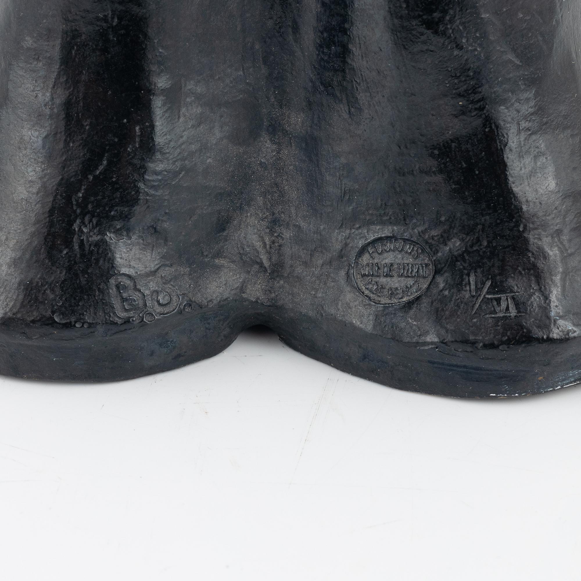 Bruno Testore Schmidt, skulptur, brons, signerad  BS och numrerad I/VI.