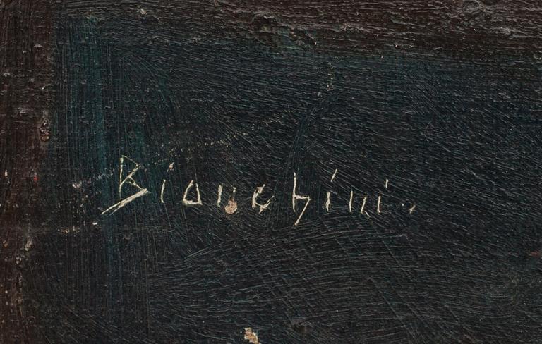 ARTHUR BIANCHINI, oljemålning.