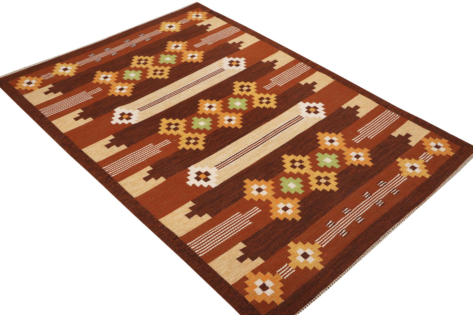 Ingegerd Silow, a flatweave carpet, signed IS, c. 241 x 167 cm.