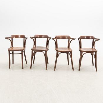 Armchairs 4 pcs, first half of the 20th century.