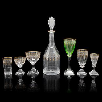 A part 'Junior' glass service, Kosta (74 pieces).