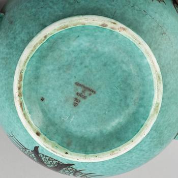 Wilhelm Kåge, an 'Argenta' stoneware bowl, Gustavsberg 1936.