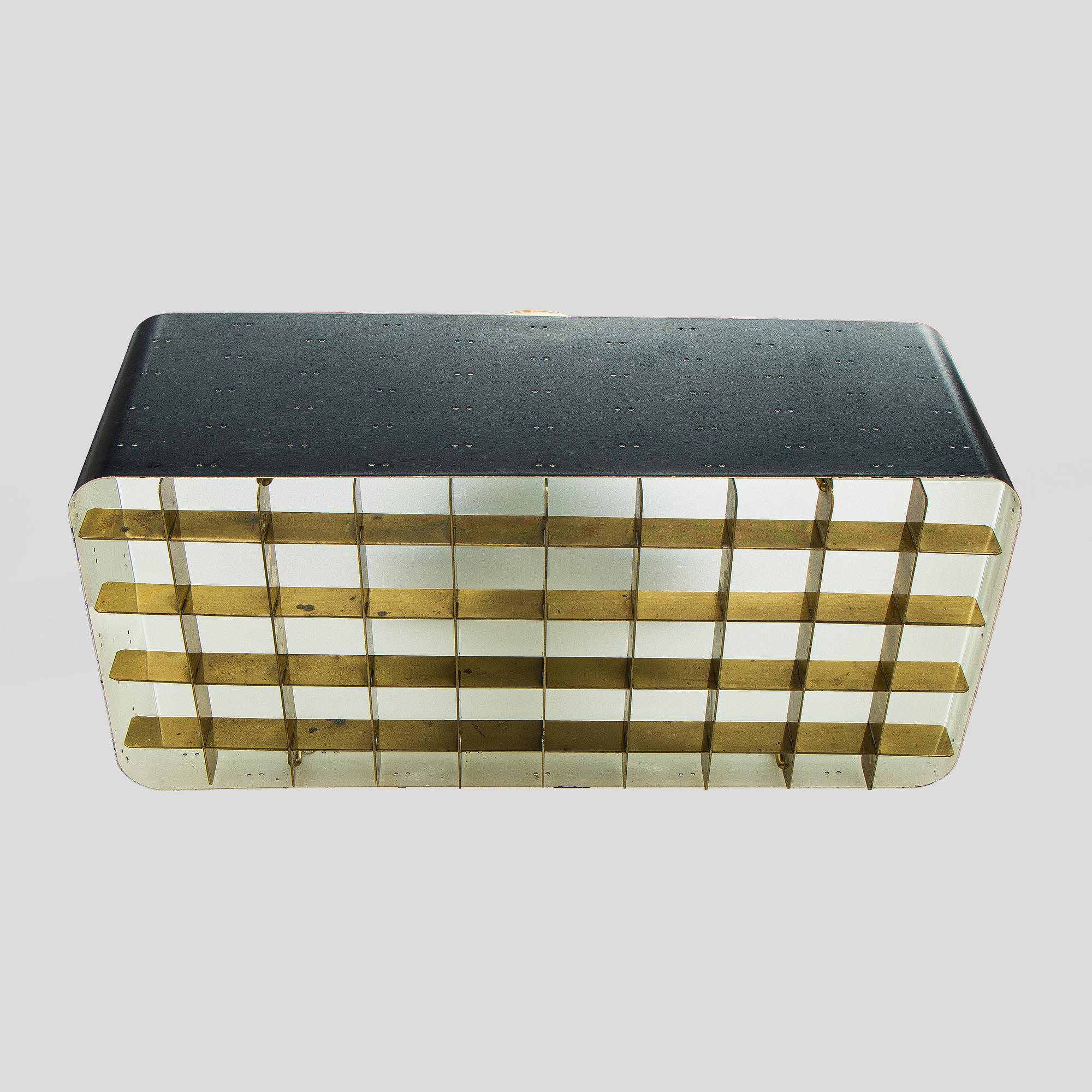Paavo Tynell, a mid-20th-century 'Tähtitaivas' (Starry sky) ceiling light for Idman, Finland.