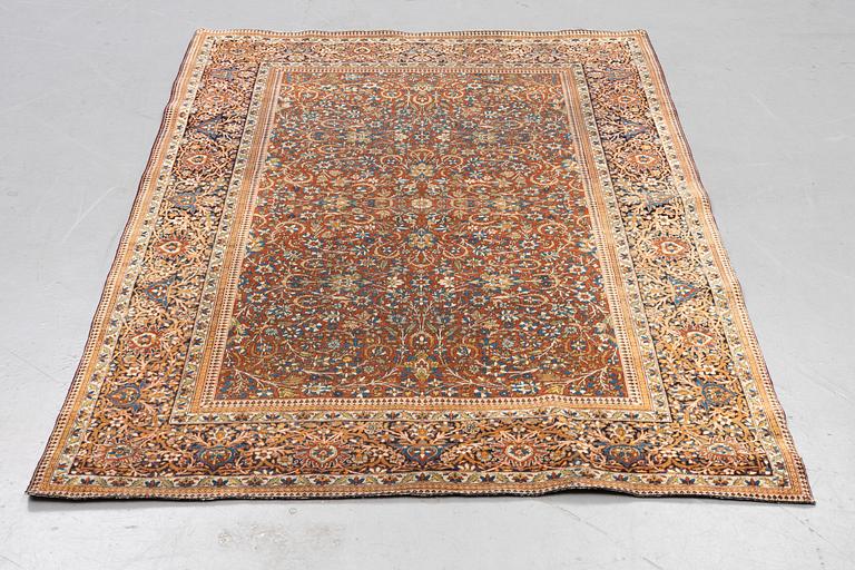 A rug, antique Kashan, so-called Motachem, ca 206 x 137,5 cm.