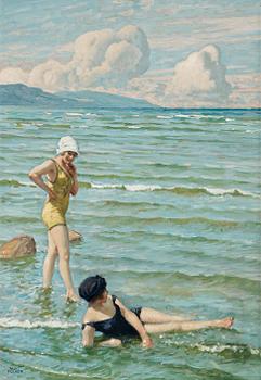 753. Paul Fischer, Women bathing.
