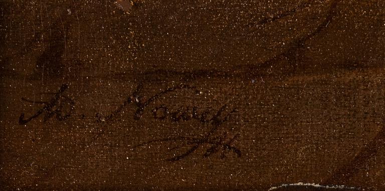 Adolf Nowey, oil on canvas,/panel, signed and presumably dated -86.