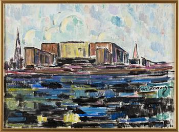 IVAR FRANKE, Signerad. Olja på duk 54 x 74 cm.