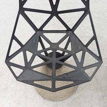 A set of two Konstantin Grcic concrete 'Chair One B' chairs for Magis, Italy, 2000s.