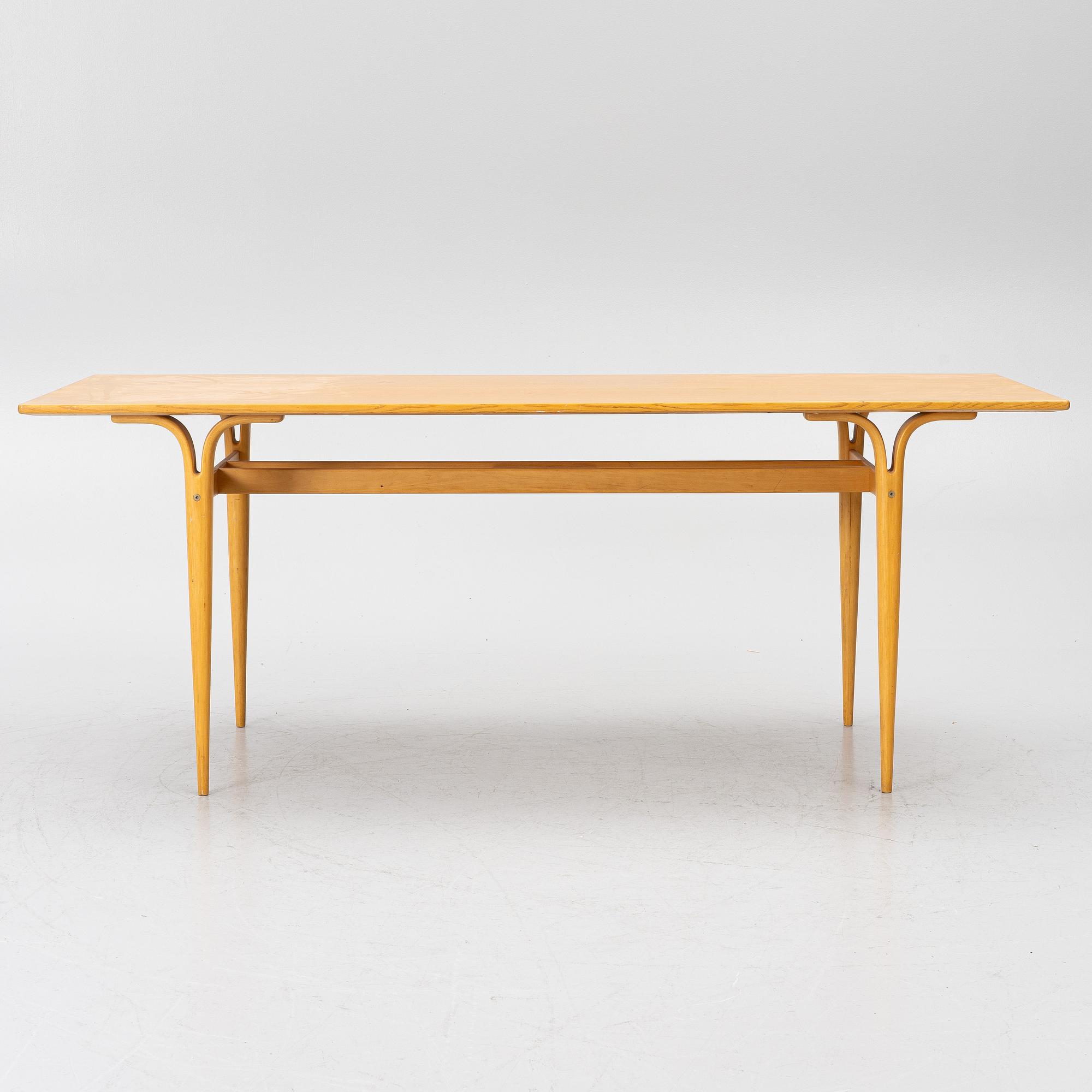 Bruno Mathsson, a table, Firma Karl Mathsson, Värnamo, 1961.