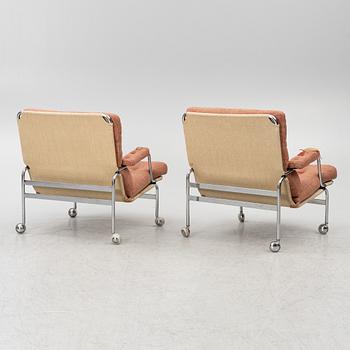 Bruno Mathsson, a pair of 'Karin' armchairs, Dux.