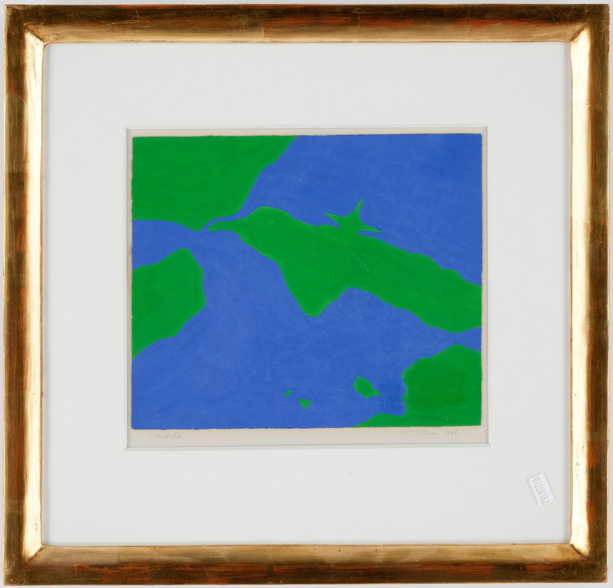 KARL-GUSTAF NILSON, gouache, sign o dat-1968.