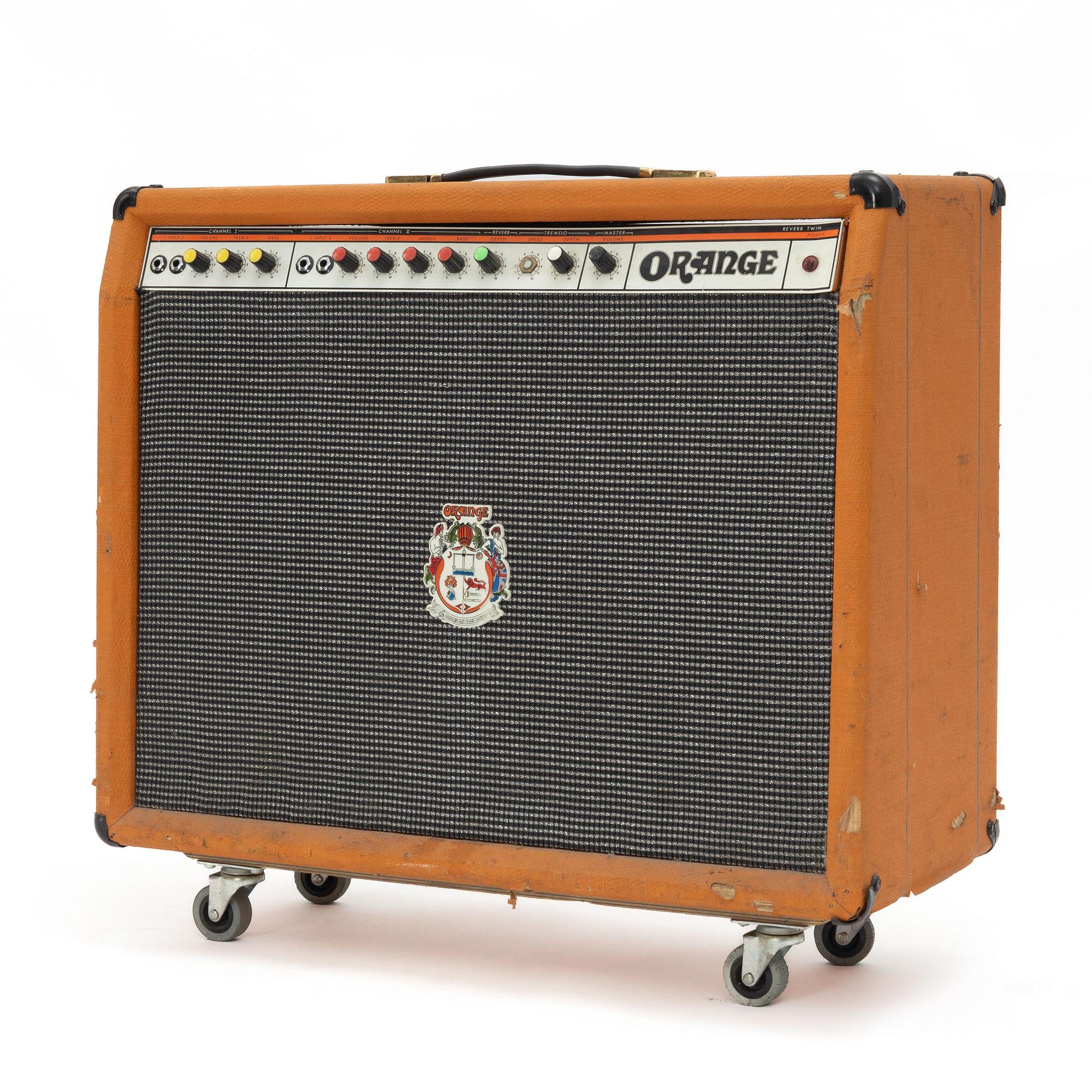 Orange, "Custom Reverb Twin",  gitarrförstärkare, modell 125, England, 1970-tal.