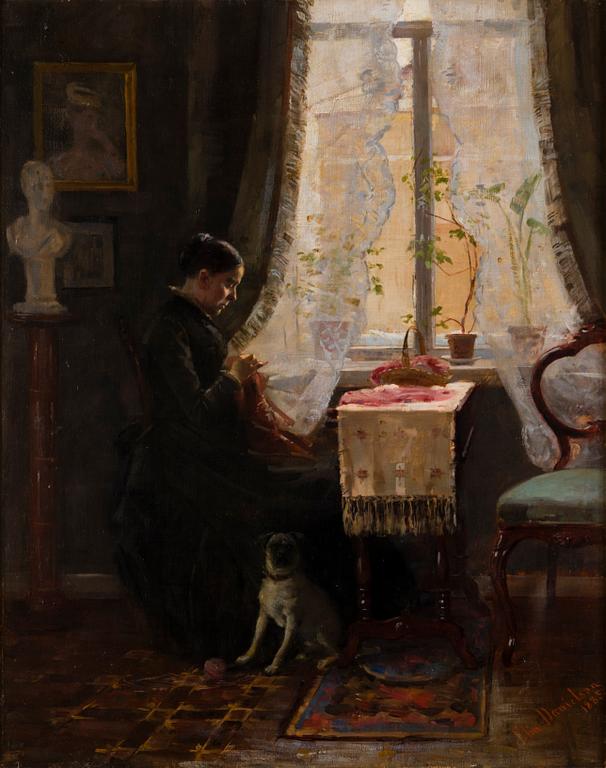 Elin Danielson-Gambogi, LADY SEWING.