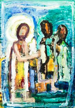 Hans Larsson, "Messiah with Apostles".