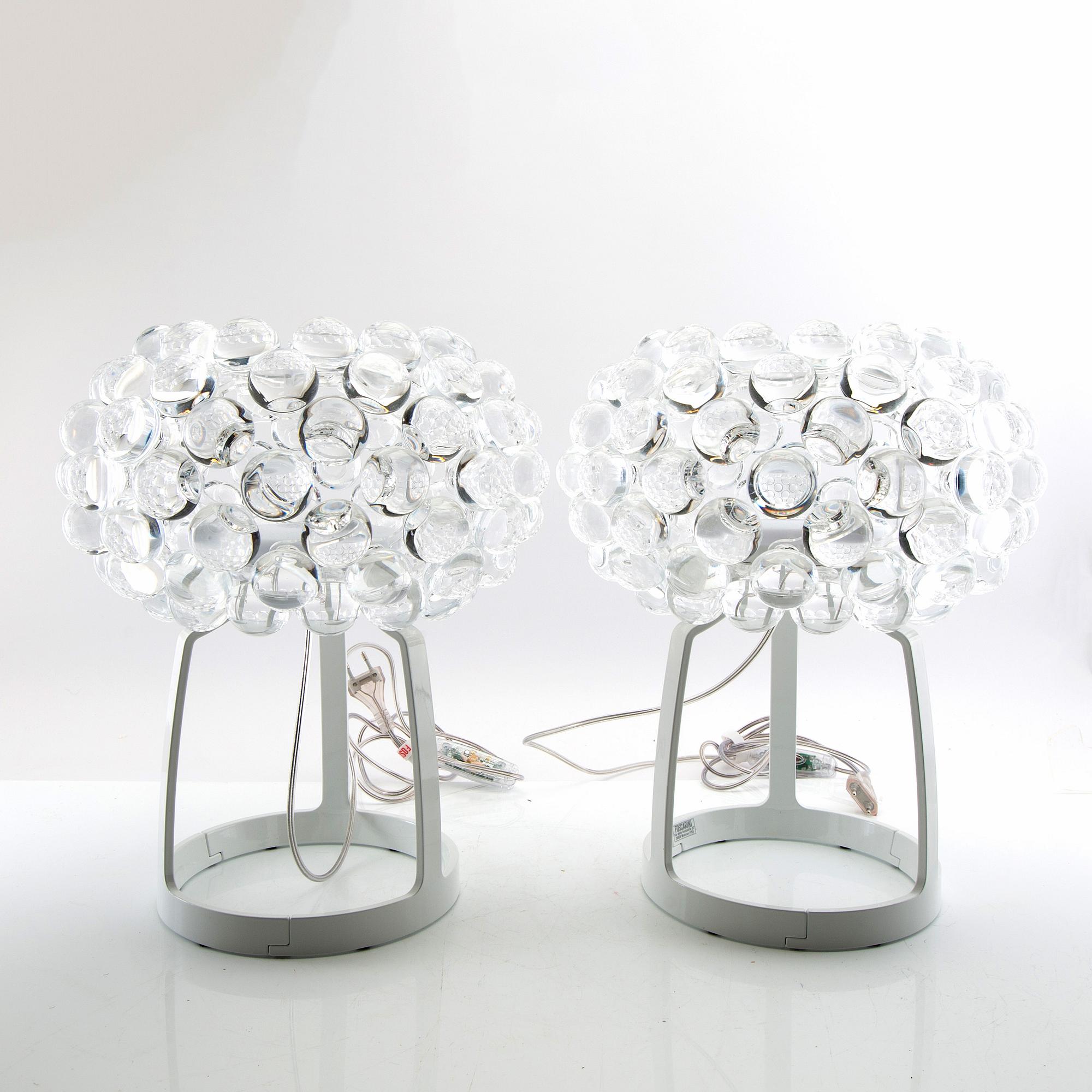 Caboche Plus LED Bordslampor, ett par, Foscarini, Italien.