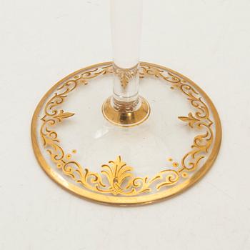 Glasservis, 33 + 2 delar, "Paula", Moser, Tjeckien, 1900-talets slut.