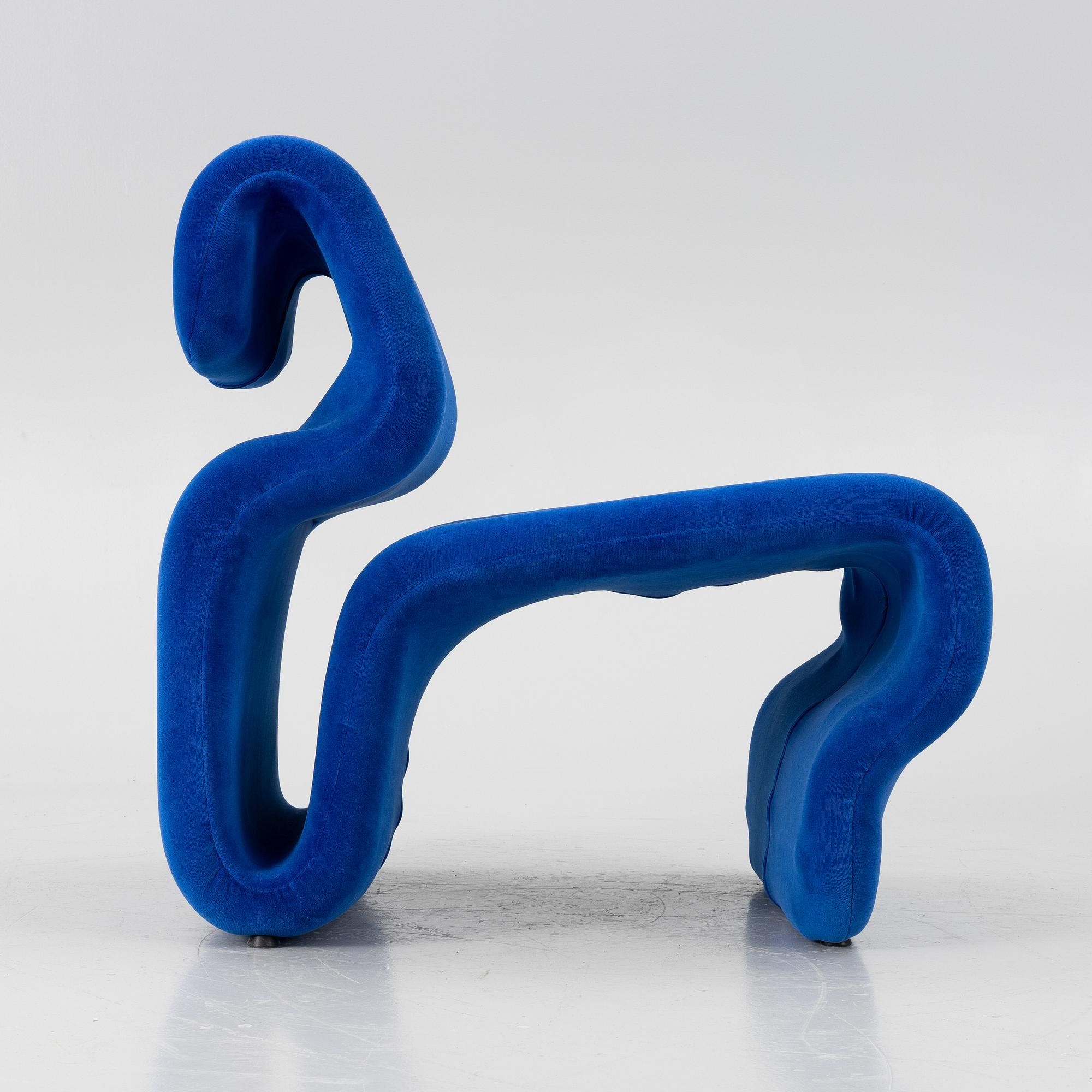 Jan Ekselius, "Etcetera Lounge Chair - Klein Blue", Artilleriet Ateliers.