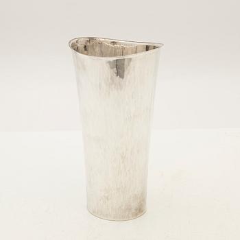 Eric Löfman, vase, silver, MGAB, Uppsala, 1966.
