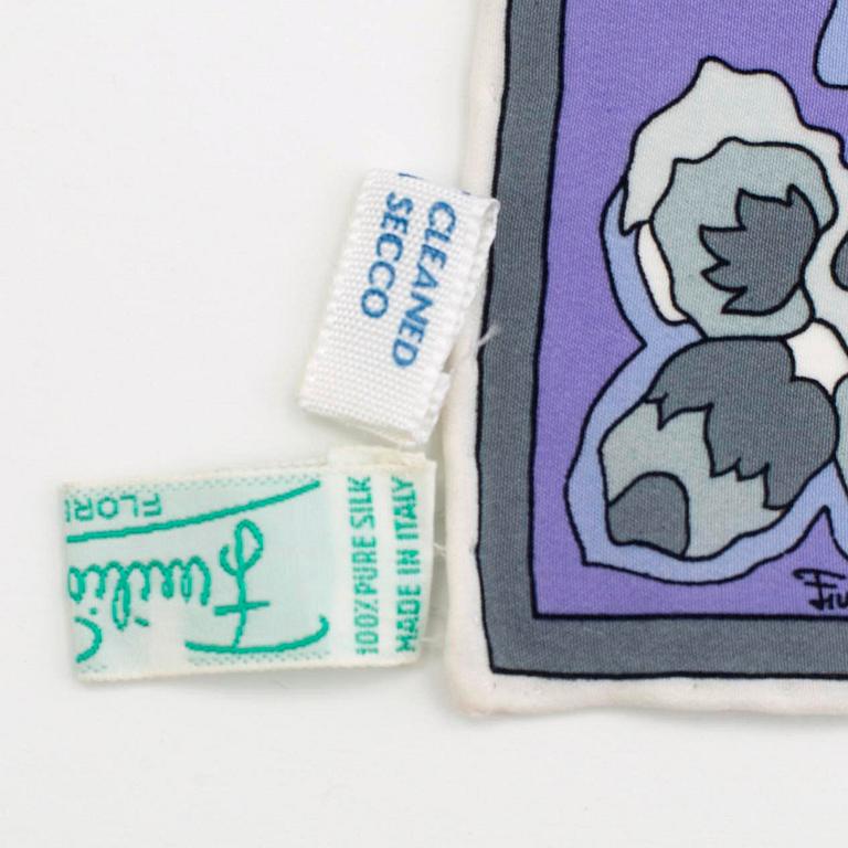 EMILIO PUCCI, a silk scarf.