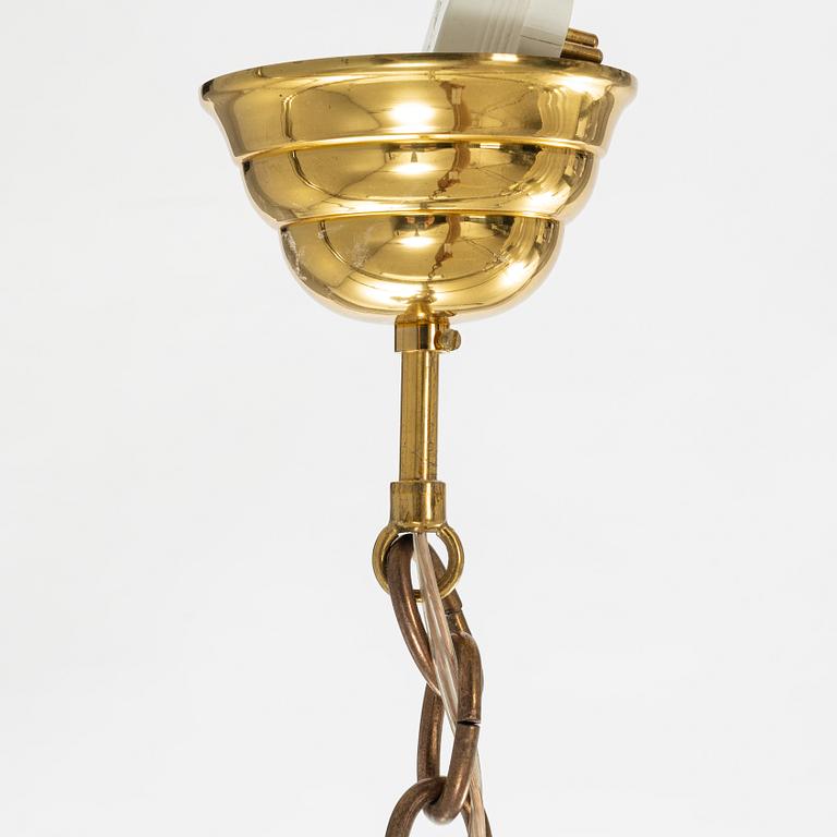 A venetian style glass ceiling lamp, 20th century.