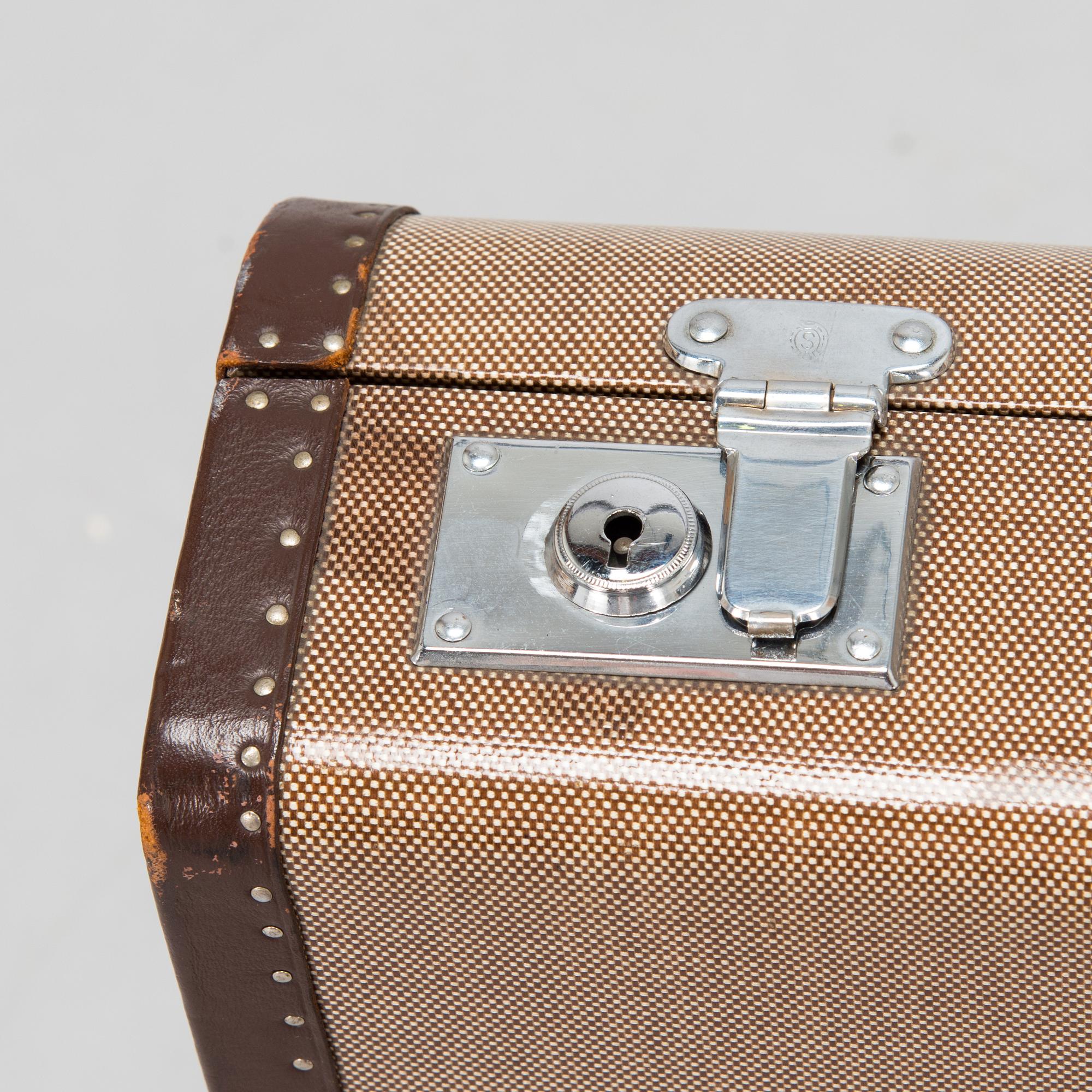 Resväskor, 2 st, Karl Baisch Autokofferfabrik, Tyskland, 1950-tal.